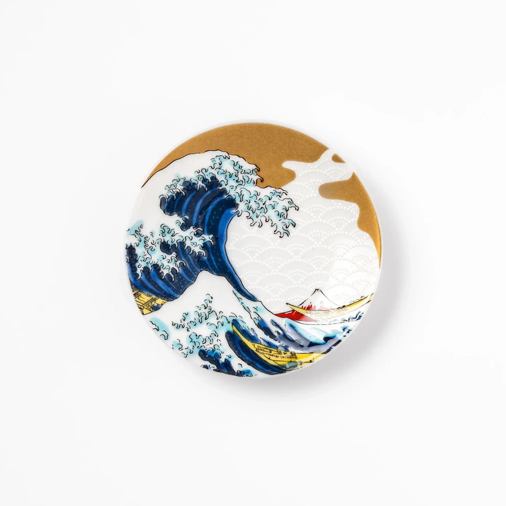 Hokusai nagy hullámmintás szószos tálka