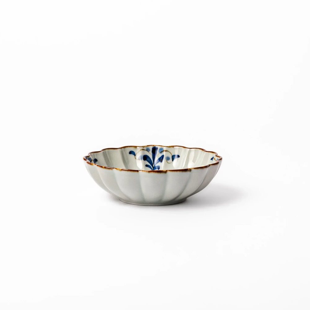 Floral Leaves Chrysanthemum Dessert Bowl - Image 3