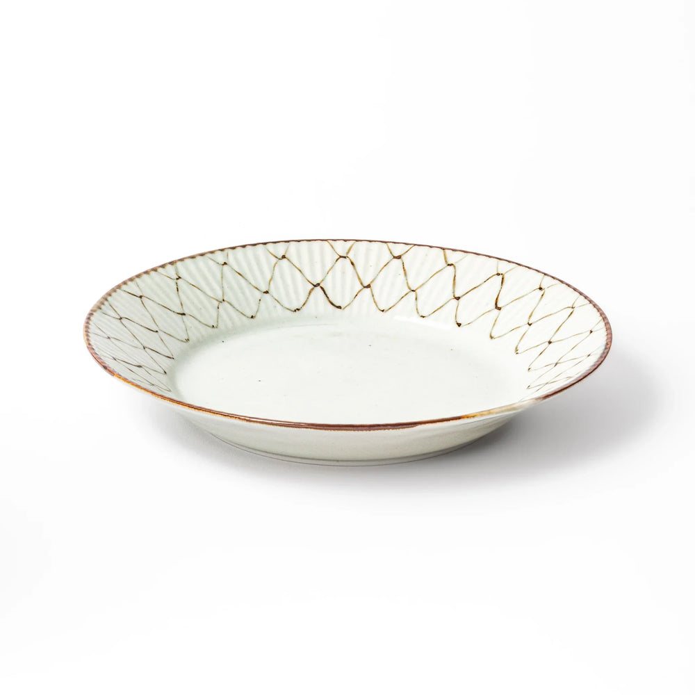 Rustic Diamond Weave Salad Plate - Image 3