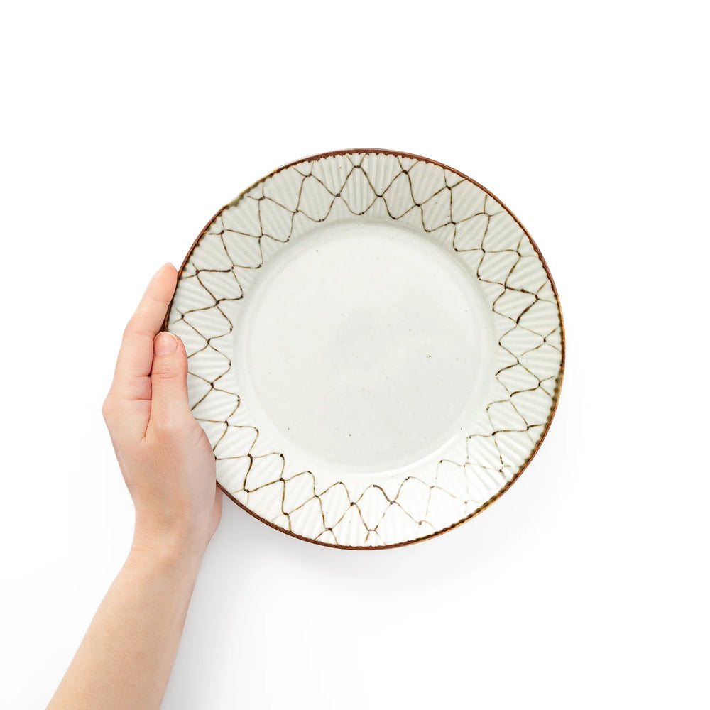 Rustic Diamond Weave Salad Plate - Image 2