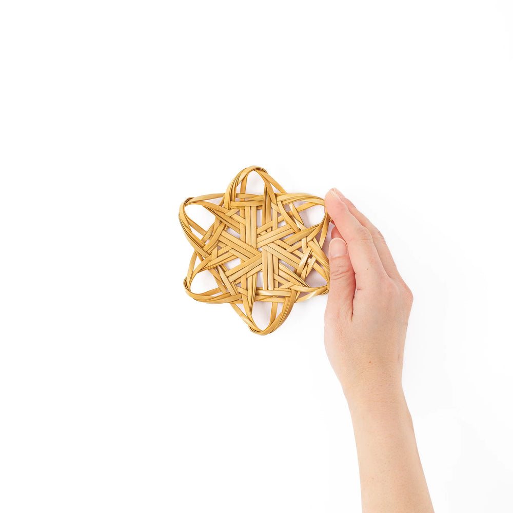 Bamboo Flower Tea Coasters (Set of 5) - Image 2